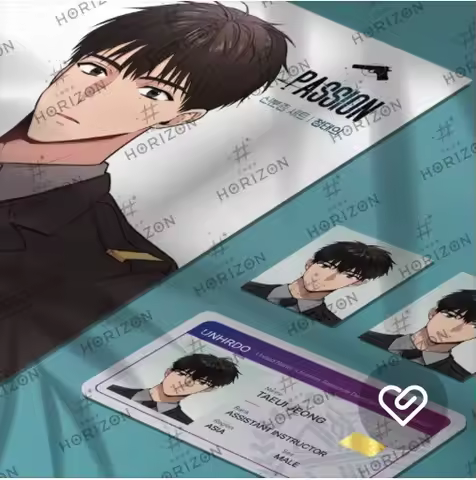 Taeui Jeong/XinL U Ling/ILAY RIEGROW ID photo new official original merchandise Korean bl manhwa Pas