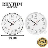 RHYTHM Silent Silky Move 3D Numerals Basic Analogue Wall Clock (Jam Dinding) CMG602 RTCMG602