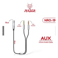 Naser Aux Cable to Mic Jack & Headset Jack NRO-19/Aux Cable to Mic Jack & Headset Jack/Audio Cable 3