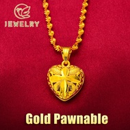 18K Saudi Gold Pawnable Necklace for Woman Necklace Fashion for Women Jewelry