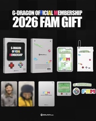 (早鳥價) G-DRAGON 2026 OFFICIAL MEMBERSHIP FAM GIFT GD會員禮｜GD小卡專輯代購 GD專輯 GD小卡 GD手燈 GD演唱會 GD MD GD周邊