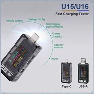 OSS U15/U16 Fast Charging Tester Type-C/USB-A PD/QC2.0/QC3.0 High accuracy Voltage Current Inspectio