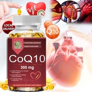 C0Q10 Coenyme 300 Mg Promotes immunity & HeartSupport Provides Enegy ,30/60/120 capsules