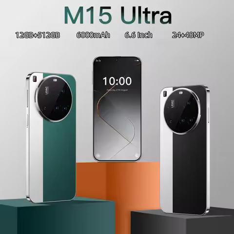 SURGAZE NEW M15 Ultra Smartphone 6.6 Inch intelligent 4G 5G dual card dual standby Android system 12