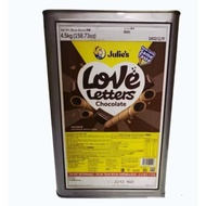 Julie's Love Letters 4.5KG (Tin) biscuit biscuits