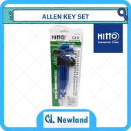 Hitto Extra Long Ball Point Allen Key Set (mm) 9 Pcs