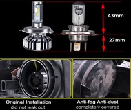 1 Pair CSP Car LED Headlight Bulbs H4 H7 H8 H10 9012 H11 H27 9005 HB3 9006 HB4 H1 Light 3000K 4300K 