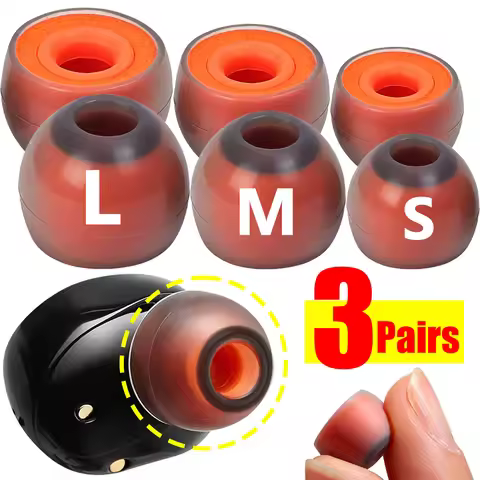 Universal in-ear Eartips Earbuds Soft Silicone & Memory Foam Replaceable Earphone Earplugs for Sony 