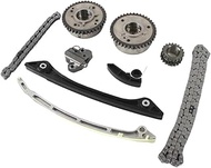 1 Set Timing Chain Kit & 2 VVT Gear & Oil Pump Chain CJ5E6C524AD CJ5E6C525AD Compatible for Land Rov