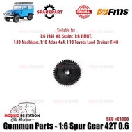 FMS Part C1068 Common Parts - 1:6 Spur Gear 42T 0.6 RC Mashigan Land Cruiser FJ40 Crawler Adventure