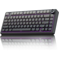 AULA F75 Pro Wireless Mechanical Keyboard，75%Hot-swappable customizable keyboard with keys，RGB Backl