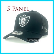 [ 5 Panel MESH ] Raiders Classic Team Logo Baseball Cap