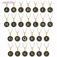 [Y] Letter Necklace 26 Letter Necklace Alloy Clavicle Chain Simple Temperament Versatile Y