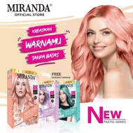 KEMASAN BESAR MIRANDA PASTEL SERIES MC-P2 ROSE GOLD 2x60ml+10ml Semir Rambut Pewarna Rambut