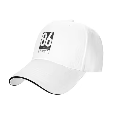 Baseball Caps 86 Eighty Six Anime Milize Aesthetic Logo Fashion Casual Men Women Summer Hats
