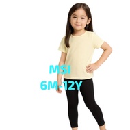 LEGGING BUDAK BLACK/PRINT SIZE 6M-12YEARS