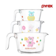 PYREX Heat resistant glass for oven Measuring Cup Beaker 250ml 500ml 1L 3P Set Package