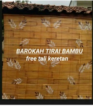 PROMO kere tirai bambu gulung murah motif kekinian / tirai bambu luar rumah /others