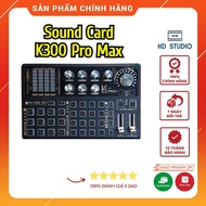 Sound Card K300 Pro Max Upgraded Sound Card Specializes in Recording, Livestreaming, Karaoke Online 