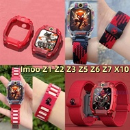 Red Case+Magnetic Strap for Imoo Z1 Z2 Z3 Z5 Z6 Z7 X10 Strap Imoo Z1 Z2 Z3 Z5 Z6 Z7 X10 Protective C