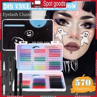 XI 1 Set Individual Lashes Kits Colorful Lash Extension Kits Lashes Clusters Kits