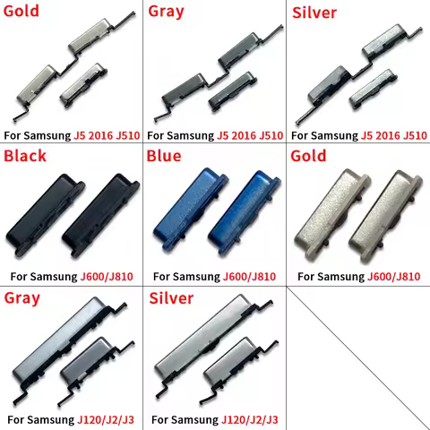 Side Power Key +Volume Button For Samsung J5 2016 J510 J2 J3 J600 J810 / J5 J7 2018 J730 J530 Side P