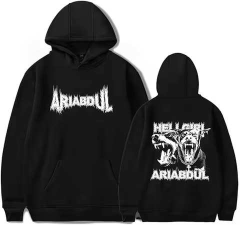 Ari Abdul Merch Du Bin Hoodie printed hoodie men's and women's long-sleeved sweatshirt pullover top