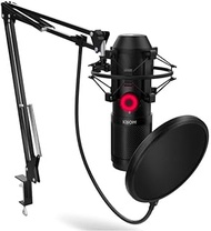 Versatile Microphone Capsule Kit with USB Port, Frequency from 20 Hz to 20 KHz, Steel Material, 1.5 