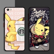 Vivo 1601 1603 1606 1609 1610 1713 1716 1718 Cute Pikachu Casing Anti Drop Phone Case Protective Cover