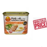 Exp 2023 SINGAPORE GOLDEN BRIDGE Pork Luncheon Meat Original Flavor | 金桥猪午餐肉 原味 340G
