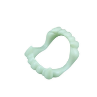 [AN Fire] 1 Pairs Vampire Teeth Fangs Dentures Props Halloween Costume Props False Teeth Solid Glue 