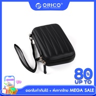 [ส่งจากไทย-ออกใบกำกับได้] ORICO 2.5 Hard Disk Case Portable HDD Protection Bag for External 2.5 inch Hard Drive/Earphone/U Disk Hard Disk Drive Case Black (PHM)