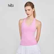 Áo Ba Lỗ Thể Thao Nữ Tập Yoga Gym Hibi Sports TS001 Kiểu Cổ Tim, Kèm Mút
