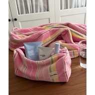 Djerf Avenue-Terry Beauty Bag (Gelato Stripe)