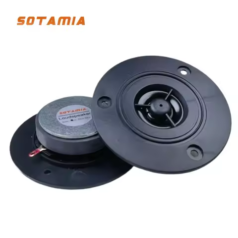SOTAMIA 2Pcs 3 Inch Tweeter Audio Speaker 4 Ohm 10W Home Music HIFI Treble Sound Bluetooth Speaker H