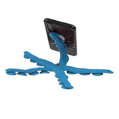 Octopus Phone Holder Flexible Tentacle Stand Mobile Phone Action Camera Bendable Suction Cup Mount &