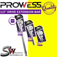 PROWESS 1/2" Drive Extension Bar 3" / 5" / 10" Length PW25-5503~5510 | Batang Sambungan | 驱动延长杆