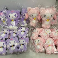 日本直送🇯🇵 全新正版 Sanrio 貓貓 招財貓款 Happy Cat Kuromi Melody Ku MM Hello kitty PC狗 玉桂狗 布甸狗 中公仔 公仔 吊飾