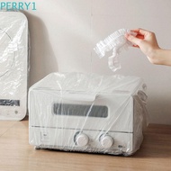 PERRY1 10Pcs Electrical Appliances Cover, Dust-Proof Anti Cockroach Furniture Plastic Cover, Universal Transparent Anti Oil Large Disposable Plastic Wrap Kitchen