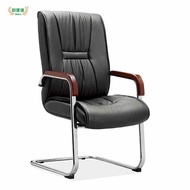 Guangdong Company Leather Work Computer Chair I-Shaped Conference Chair Supervisor Class Front Chair