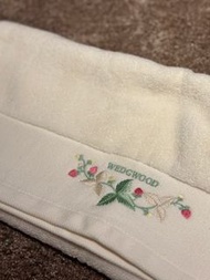 WEDGWOOD 小野莓刺繡棉質長浴巾100%零撚棉