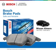 Bosch Front Brake Pads for Nissan Almera N17 (2012 - 2019)  0986AB1049 GDB7742