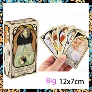Illuminated Tarot Card Deck | with Paper Guide Book | Standard Big Size 12x7cm | 78 Sheets Tarot Car
