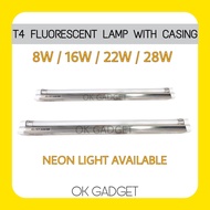 New T4 LED Tube Light Complete Set With Casing energy saving Same as T5 light tube 1,2,3,4 feet Lamp