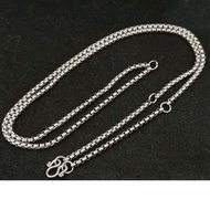 3mm Thickness Stainless Steel ZhenZhu Four Hooks Amulet Necklace.