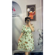 DRESS BUNGA | DRESS FLORAL VIETNAM | DRESS PLAIN | DRESS VIRAL MURAH | DRESS