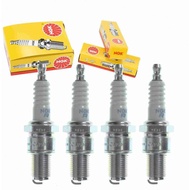 4 pc NGK Standard Spark Plugs compatible with Porsche 914 1.7L 1.8L 2.0L H4 1970-1976