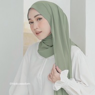 SAGE GREEN Pashmina Ceruty Babydoll (Sage Green Hijab)