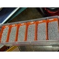 silver beads 2mm-6mm