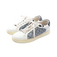 【สินค้ามือสอง】 รองเท้าผ้าใบ JIMMY CHOO รุ่น ROME โลโก้ JC สีน้ำเงิน วัสดุหนังและเดนิม รองเท้าผ้าใบ R